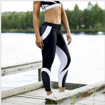 Colorblock Butt Lifting High Waist Sports Leggings